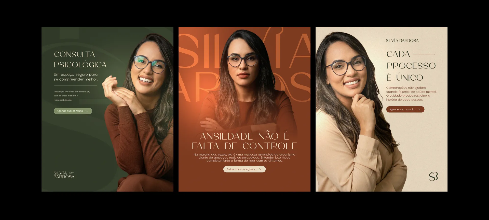 Telas do projeto Sílvia Barbosa